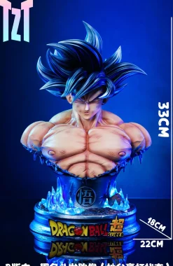 1/3 Scale Ultra Instinct Son Goku with LED - Dragon Ball Resin Statue - TZT Studio