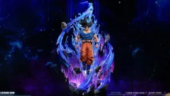 1/6 Scale Ultra Instinct Son Goku with LED - Dragon Ball Resin Statue - QiYuan Collectibles Studio