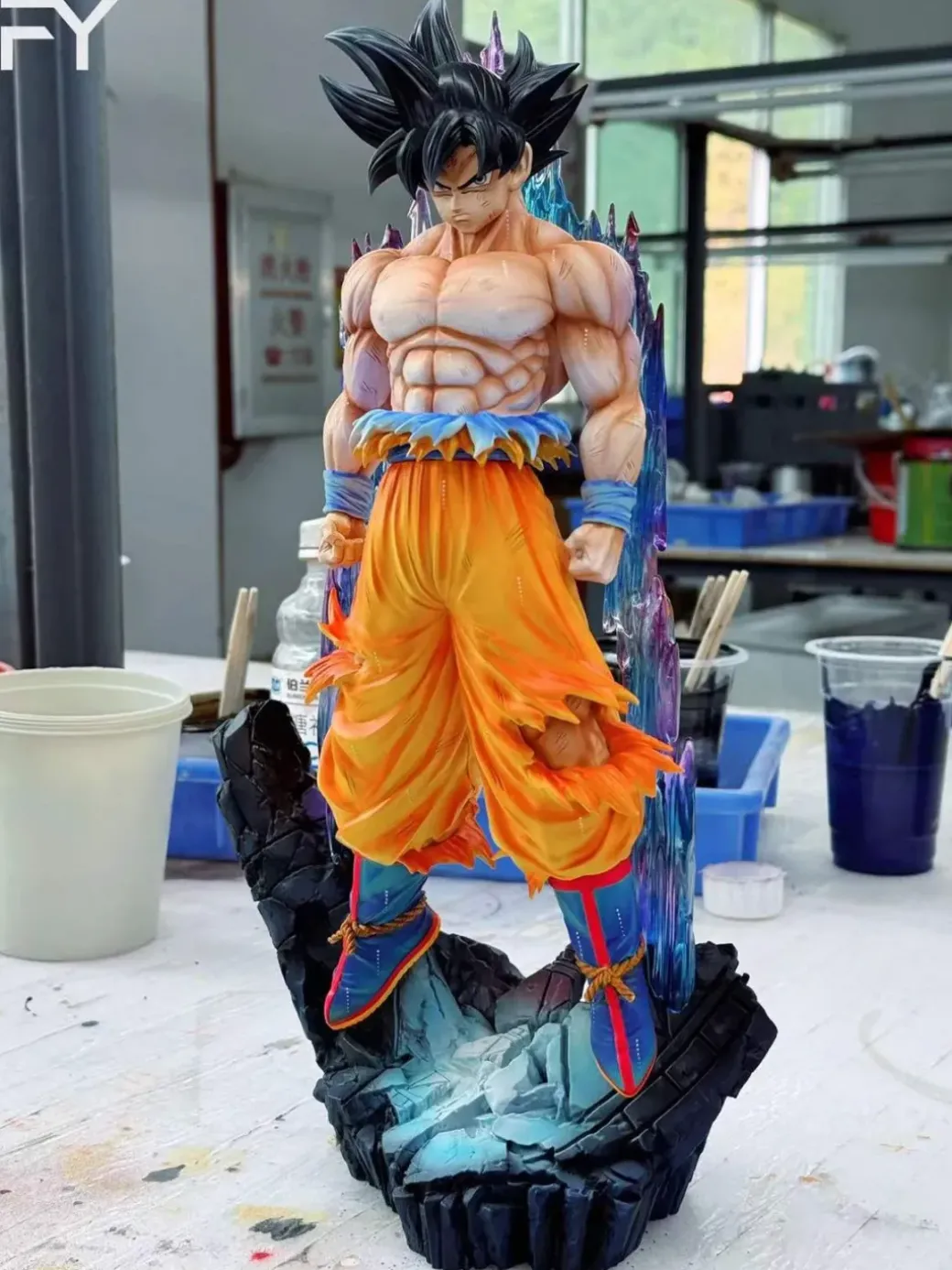 1/6 Scale Ultra Instinct Son Goku - Dragon Ball Resin Statue - FY Studio
