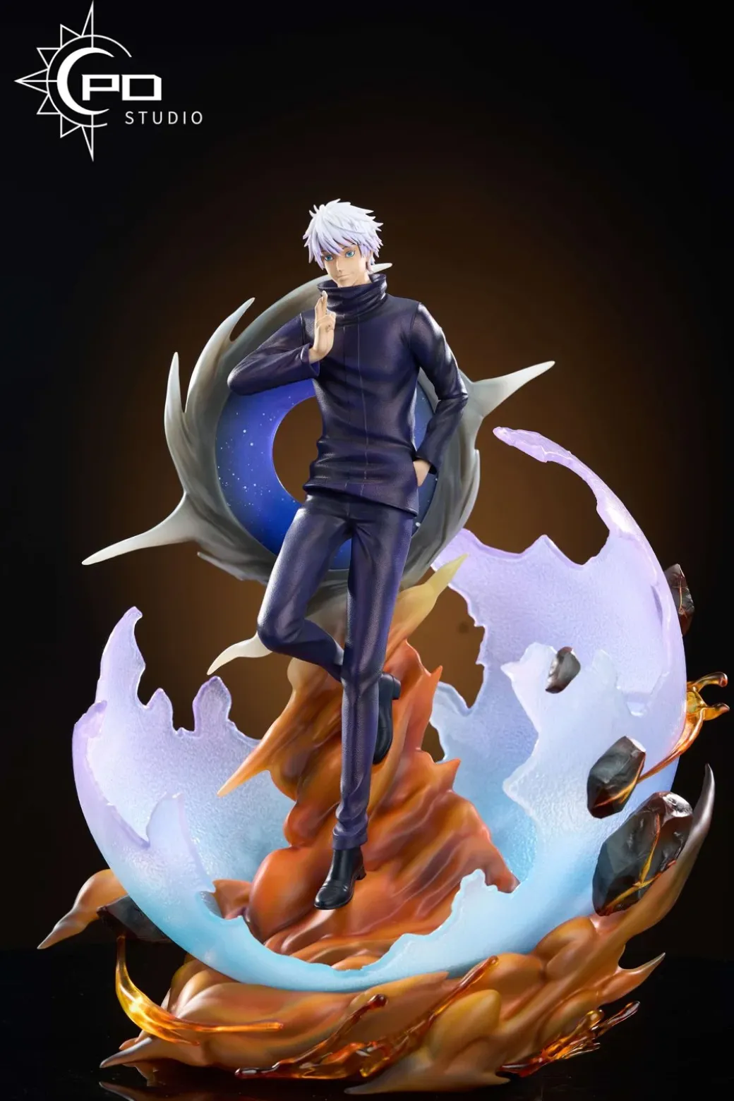 1/6 Scale Unlimited Void Satoru Gojo with LED - Jujutsu Kaisen Resin Statue - PD-Studio