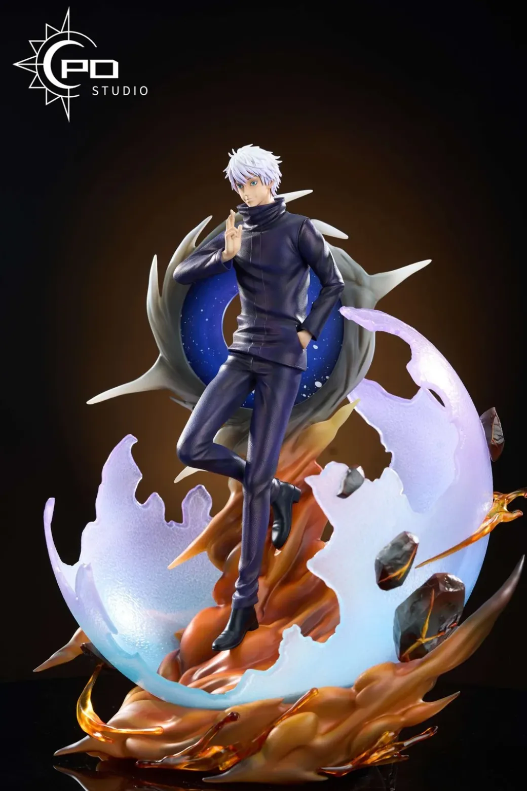 1/6 Scale Unlimited Void Satoru Gojo with LED - Jujutsu Kaisen Resin Statue - PD-Studio