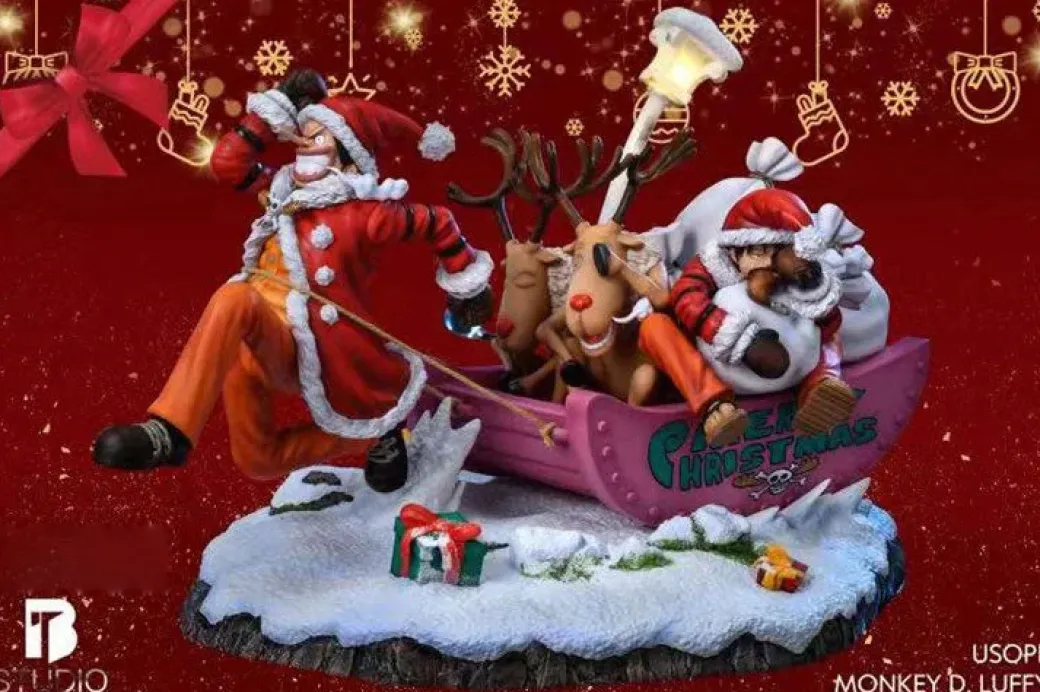 1/6 Scale Usopp & Luffy's Christmas Bash - ONE PIECE Resin Statue - BT Studios