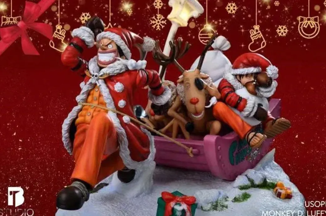 1/6 Scale Usopp & Luffy's Christmas Bash - ONE PIECE Resin Statue - BT Studios