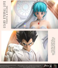 1/6 Scale Vegeta & Bulma Wedding - Dragon Ball Resin Statue - ACE Studio