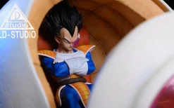 1/8 Scale Vegeta & Round Spaceship - Dragon Ball Resin Statue - LD-Studio