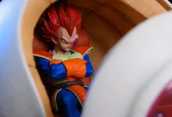 1/8 Scale Vegeta & Round Spaceship - Dragon Ball Resin Statue - LD-Studio