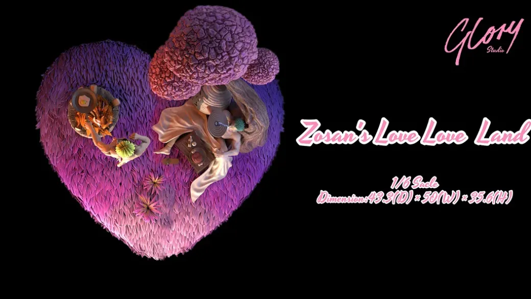 1/6 Scale Vinsmoke Sanji & Roronoa Zoro Zosan's Love Love Land - ONE PIECE Resin Statue - Glory Studio
