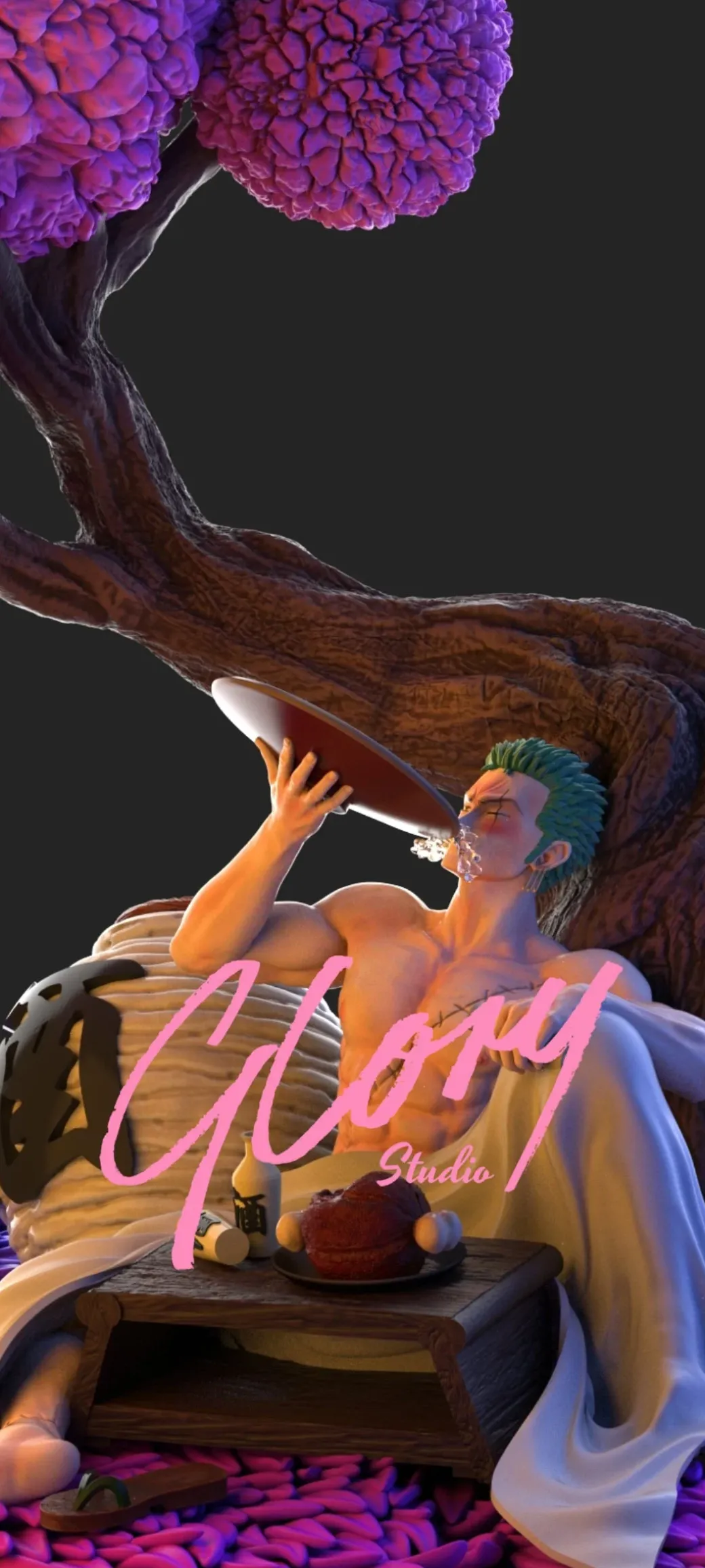 1/6 Scale Vinsmoke Sanji & Roronoa Zoro Zosan's Love Love Land - ONE PIECE Resin Statue - Glory Studio
