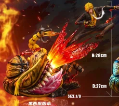 1/8 Scale Vinsmoke Sanji VS Queen with LED - ONE PIECE Resin Statue - MJ Studio