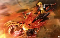 1/8 Scale Vinsmoke Sanji VS Queen with LED - ONE PIECE Resin Statue - MJ Studio