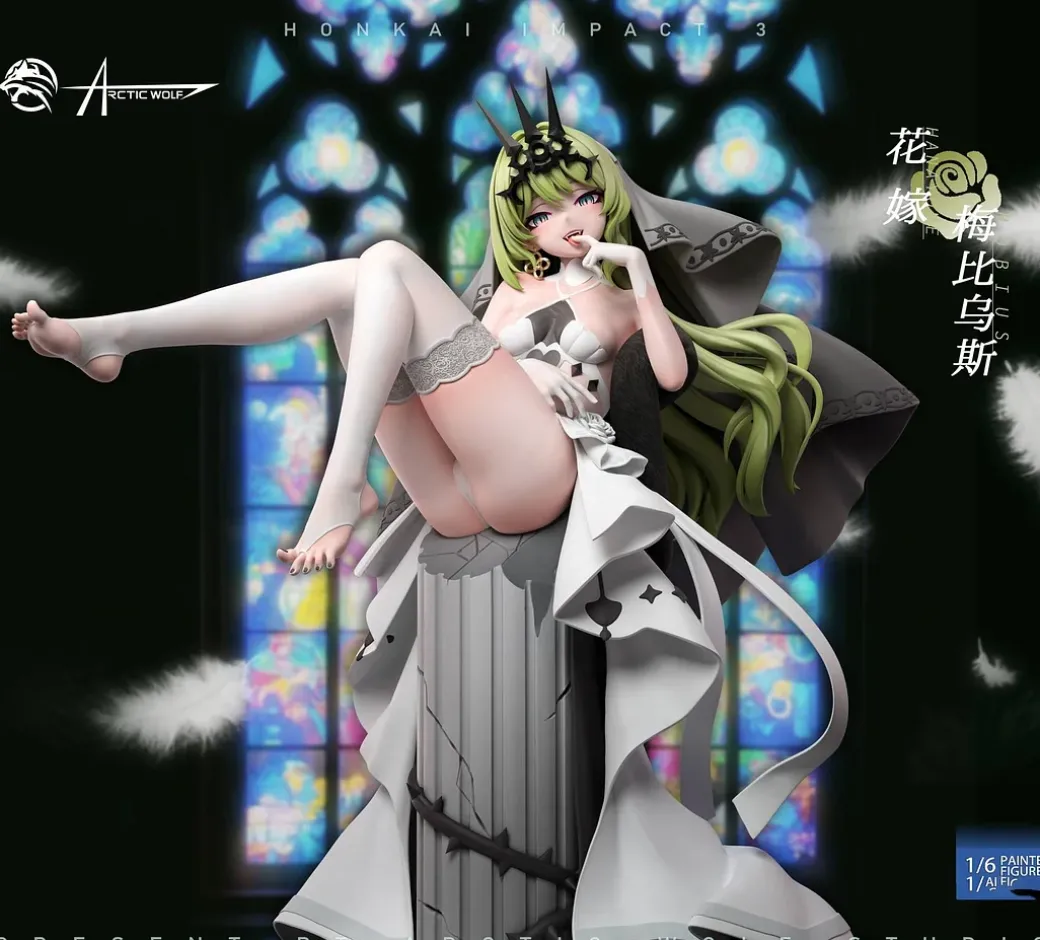 1/6 Scale Wedding Dress Ver. Mobius - Honkai Impact 3rd Archives Resin Statue - Arctic Wolf Studio