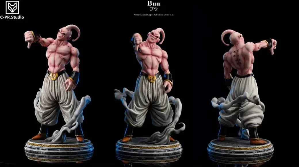 1/6 Scale Wicked Series 002 Majin Buu with LED - Dragon Ball Resin Statue - C-PR Studio