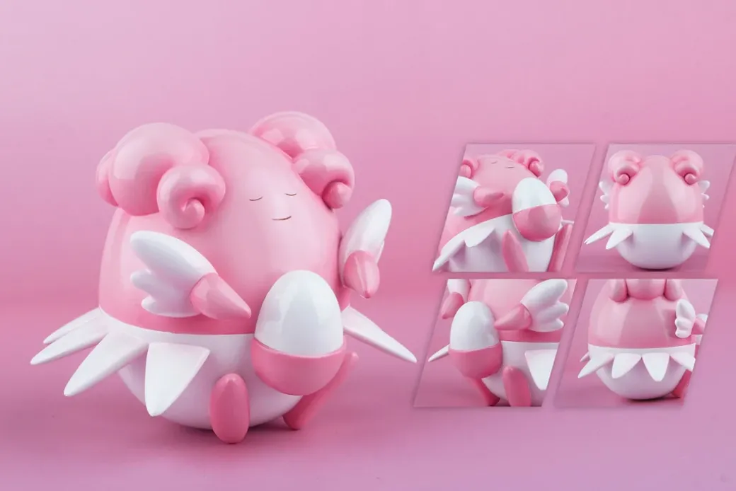 1/20 Scale Word Zukan Sleeping Blissey - Pokemon Resin Statue - NP Studio