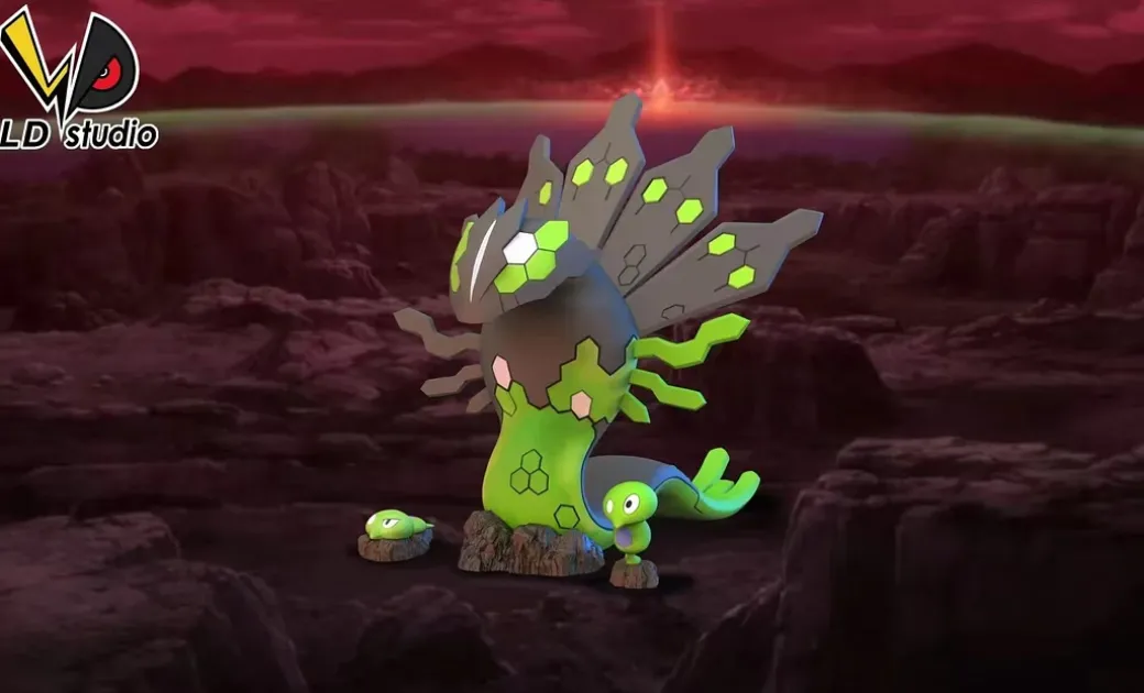 1/20 Scale World Zukan 50% Forme Zygarde - Pokemon Resin Statue - LD Studio