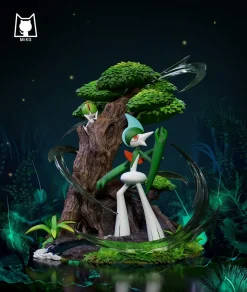 1/20 Scale World Zukan & Standard Version Evolution Family Series Gallade Set - Pokemon Resin Statue - MiKo Studio