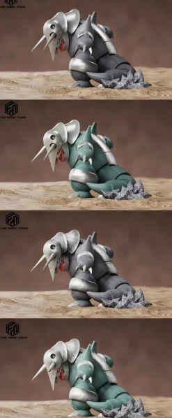 1/20 Scale World Zukan Aggron - Pokemon Resin Statue - Flying Mouse Studio