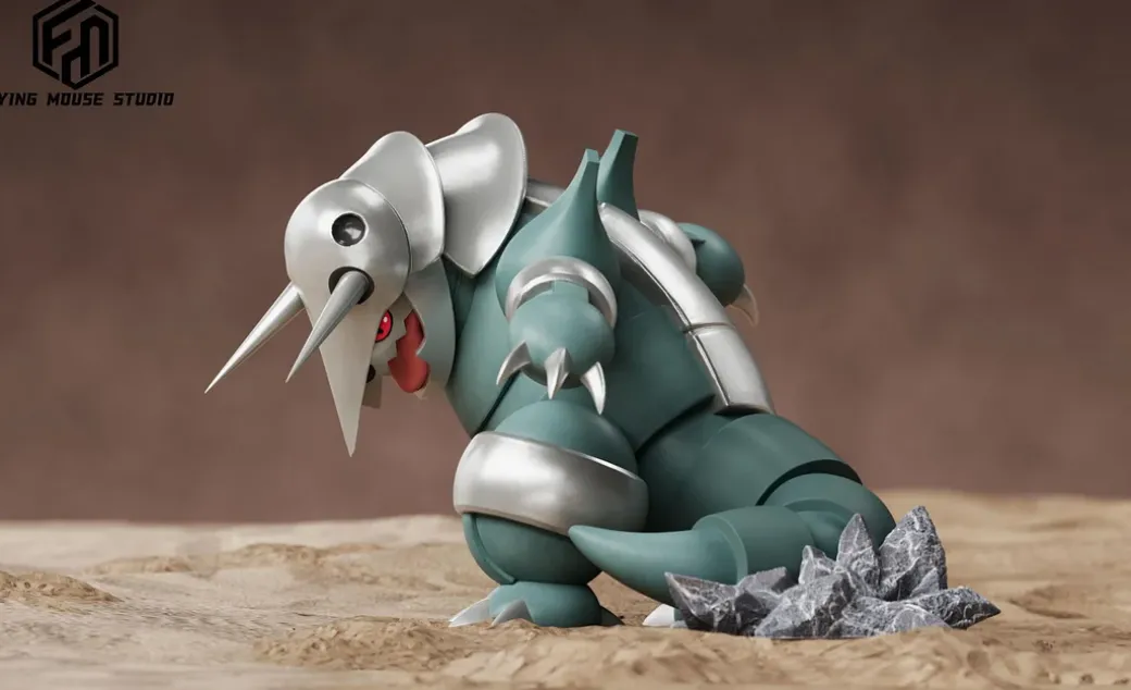 1/20 Scale World Zukan Aggron - Pokemon Resin Statue - Flying Mouse Studio