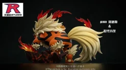 1/20 Scale World Zukan Arcanine & Gary Oak - Pokemon Resin Statue - Team Rocket Studio