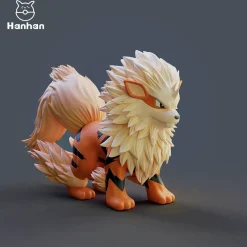 1/20 Scale World Zukan Arcanine - Pokemon Statue - Hanhan-Studio