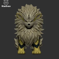 1/20 Scale World Zukan Arcanine - Pokemon Statue - Hanhan-Studio