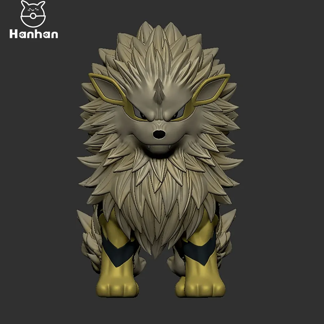 1/20 Scale World Zukan Arcanine - Pokemon Statue - Hanhan-Studio