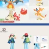 1/20 Scale World Zukan Ash Ketchum & Evolution of Charizard Set - Pokemon Statue - XO Studio