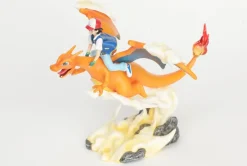 1/20 Scale World Zukan Ash Ketchum & Evolution of Charizard Set - Pokemon Statue - XO Studio