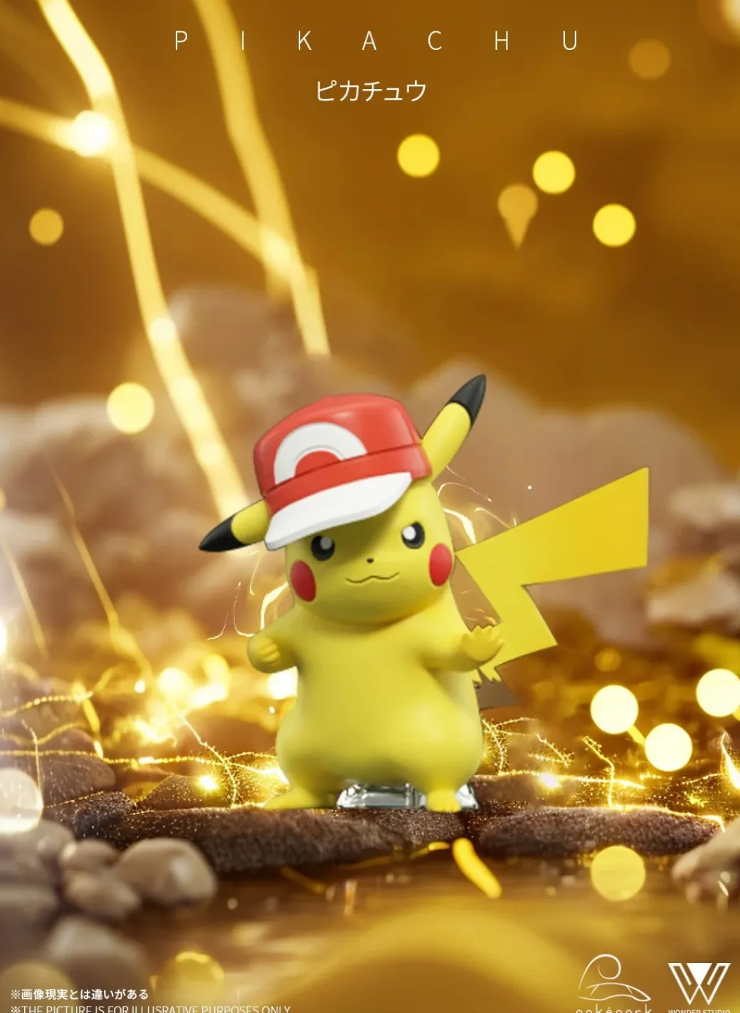 1/20 Scale World Zukan Ash Ketchum's Team Series 001 Kalos Region - Pokemon Statue - poképark Studio