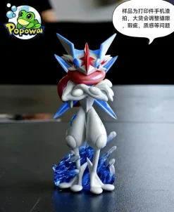1/20 Scale World Zukan Ash's Greninja & Greninja - Pokemon Resin Statue - PoPoWa Studio