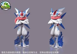 1/20 Scale World Zukan Ash's Greninja & Greninja - Pokemon Resin Statue - PoPoWa Studio