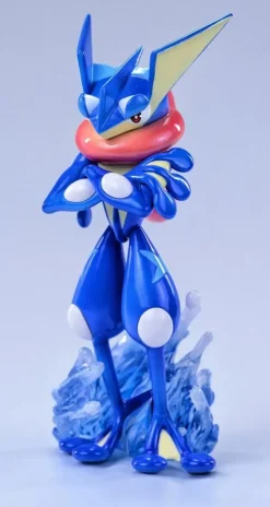 1/20 Scale World Zukan Ash's Greninja & Greninja - Pokemon Resin Statue - PoPoWa Studio