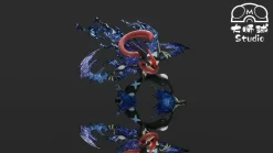 1/20 Scale World Zukan Ash's Greninja - Pokemon Resin Statue - ChaoJiQiu Studio