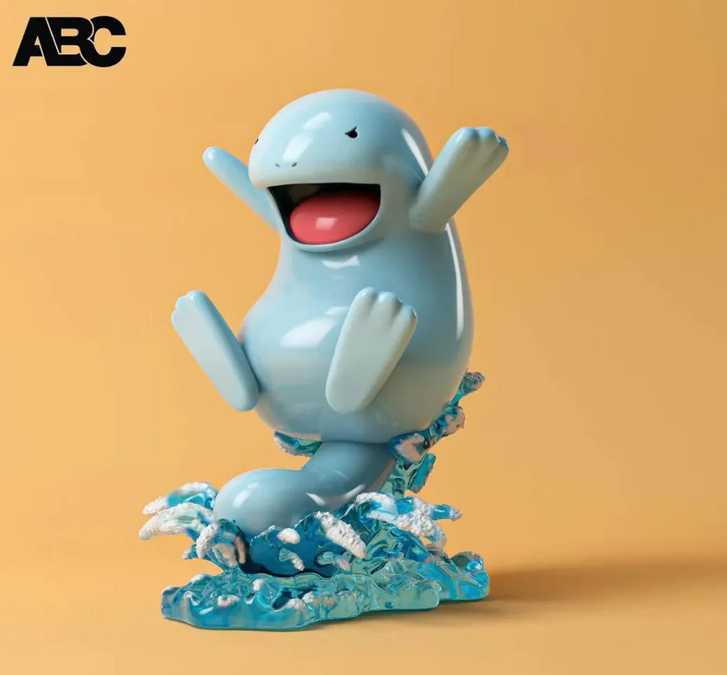 1/20 Scale World Zukan Battle Ver. Quagsire - Pokemon Statue - ABC Studio