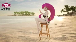 1/20 Scale World Zukan Beach Jessie - Pokemon Resin Statue - TS Studios