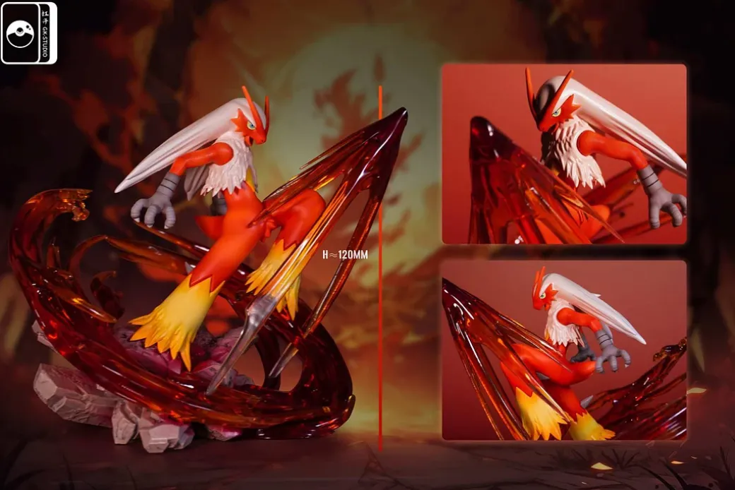 1/20 Scale World Zukan Blaziken - Pokemon Resin Statue - GangShangKaiHua Studio