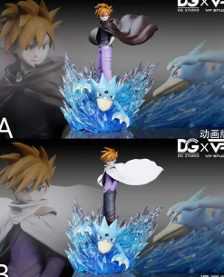 1/20 Scale World Zukan Blue Oak & Golduck - Pokemon Resin Statue - DG Studio