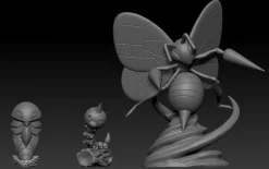 1/20 Scale World Zukan Bug Catcher in Forest - Pokemon Statue - XO Studio