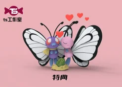 1/20 Scale World Zukan Butterfree Family - Pokemon Resin Statue - TS Studios
