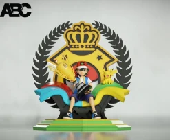 1/20 Scale World Zukan Champion Throne Ash Ketchum - Pokemon Statue - ABC Studio