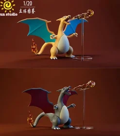 1/20 Scale World Zukan Charizard - Pokemon Statue - sun Studio