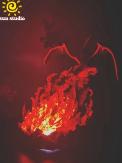 1/20 Scale World Zukan Charizard with LED - Pokemon Resin Statue - sun Studio