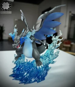 1/20 Scale World Zukan Charizard X - Pokemon Resin Statue - Clover Studio