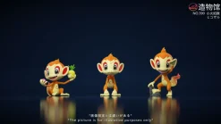 1/20 Scale World Zukan Chimchar Set - Pokemon Statue - ZaoWuGuan Studio