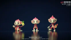 1/20 Scale World Zukan Chimchar Set - Pokemon Statue - ZaoWuGuan Studio