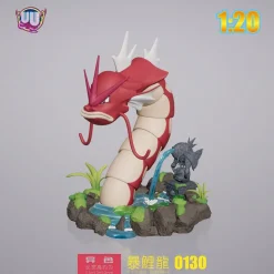 1/20 Scale World Zukan Closing Mouth Gyarados - Pokemon Statue - UU Studio