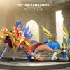 1/20 Scale World Zukan Crowned Sword Zacian & Crowned Shield Zamazenta - Pokemon Statue - Wonder Studio