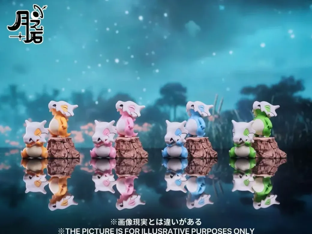 1/20 Scale World Zukan Cubone Set - Pokemon Statue - YueZhiShi Studio