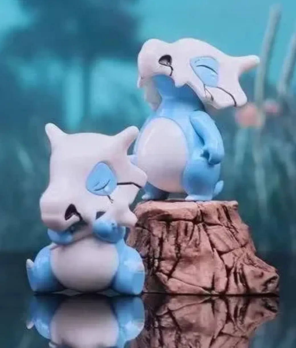1/20 Scale World Zukan Cubone Set - Pokemon Statue - YueZhiShi Studio