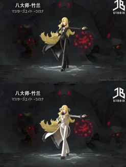 1/20 Scale World Zukan Cynthia - Pokemon Statue - JB Studio