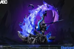 1/20 Scale World Zukan Dragon Claw Charizard X with LED - Pokemon Resin Statue - ABC Studio